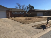 Double Tree Removal in Front Yard in Tulsa OK